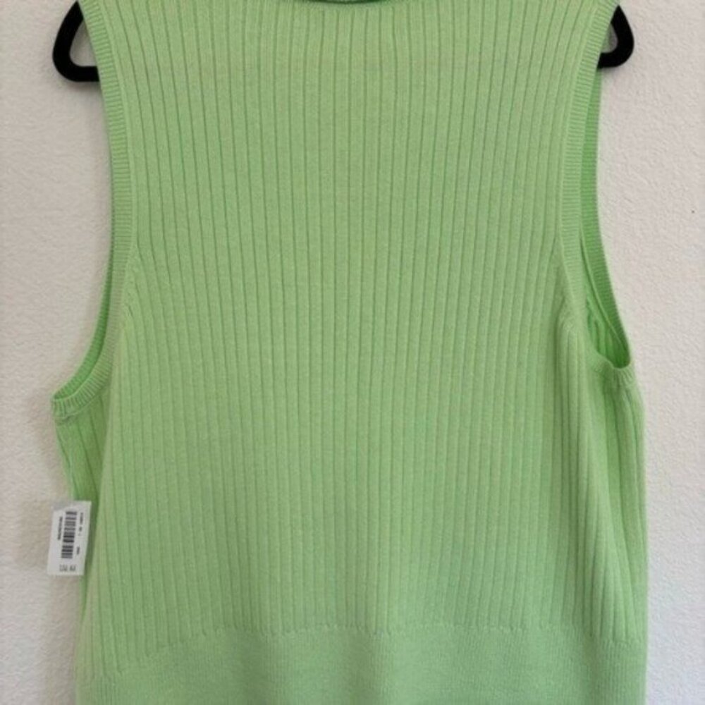 Old Navy Size XXL Sleeveless Rib Knit Polo Top NWT - Picture 6 of 8
